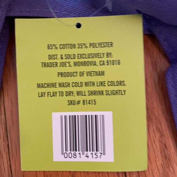 🎃 NWT Set of 4 Trader Joe's MINI Canvas Halloween Tote Bags. Trick or Treat Bag - Picture 6 of 10